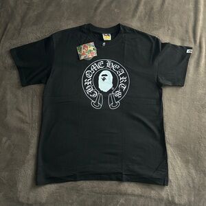 Black Bape Chrome Hearts Shirt Large New